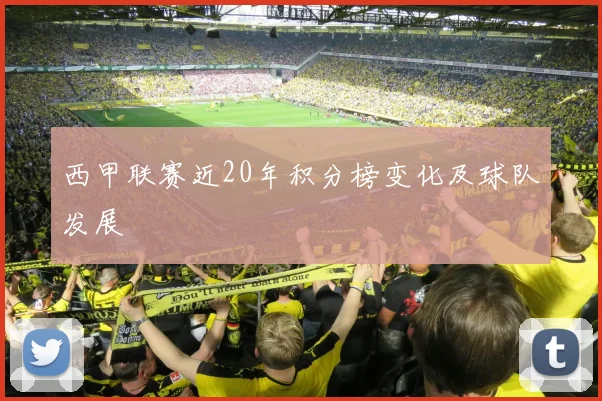 西甲联赛近20年积分榜变化及球队发展